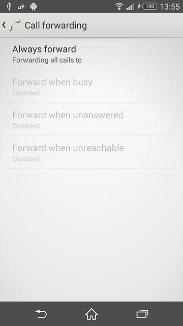 Press the home icon to return to the home screen.
