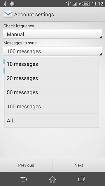Press the required number of messages.