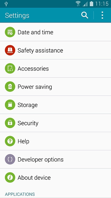 Press Date and time.