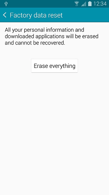 Press Erase everything.Wait a moment while the factory default settings are restored.Follow the instructions on the display to set up your phone and prepare it for use.