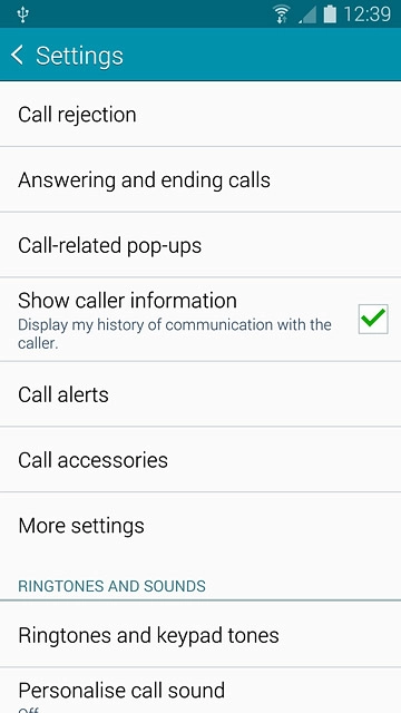 Press More settings.