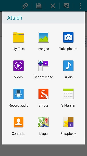 Press My Files.Go to the required folder.