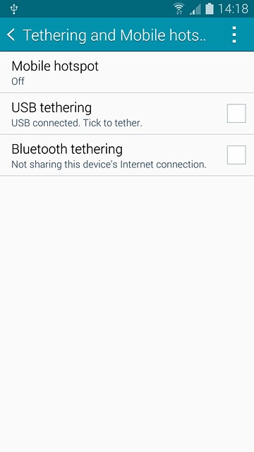 Press Mobile hotspot.