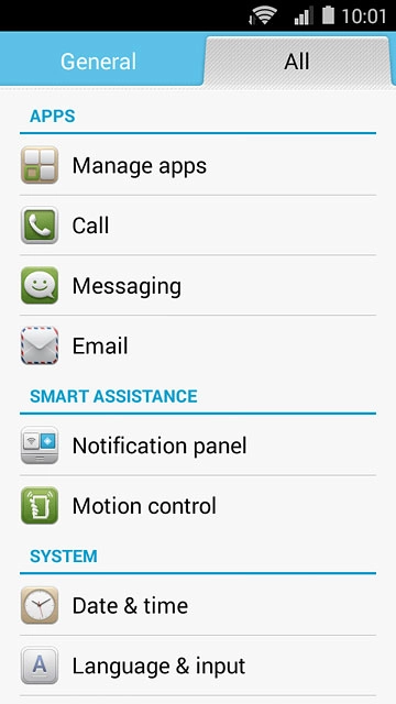 Press Language & input.