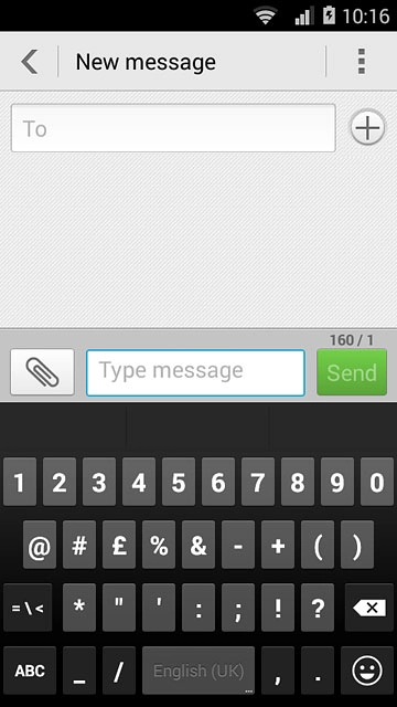 Press the required numbers or the required symbols.