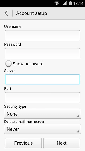 Press the field below 