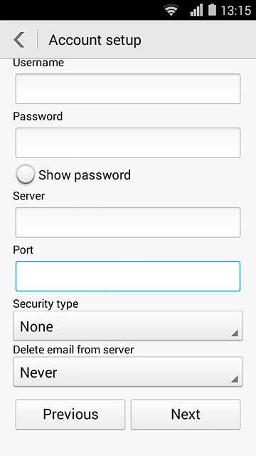 Press the drop down list below 