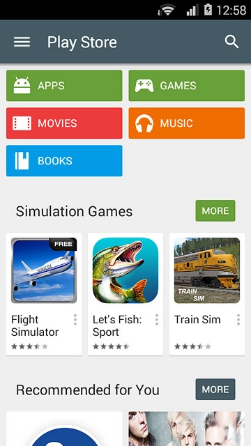 To search by name:Press the search icon.