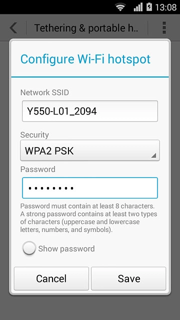 Press the field below 