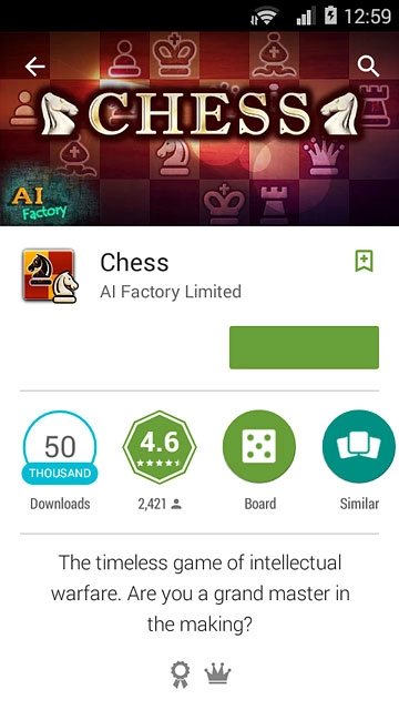 To buy an app:Press the price.