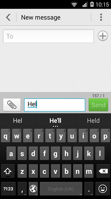 Press and hold the word suggestion in the middle to see more suggestions.
