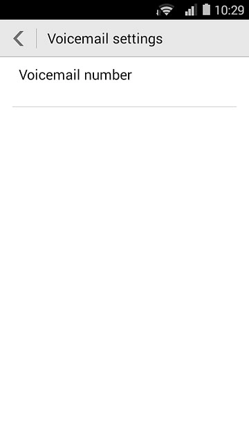 Press Voicemail number.