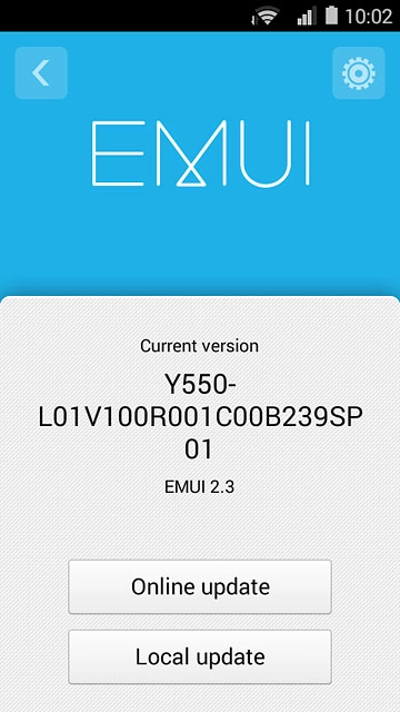 Press Online update.If a new software version is available, it's displayed.Follow the instructions on the display to update your phone's software.