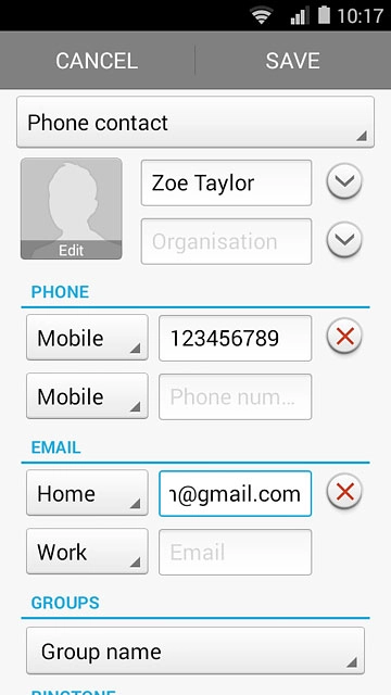 Press the picture icon.