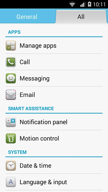 Press Language & input.