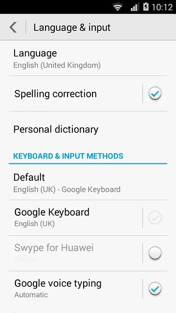 Press Google Keyboard.