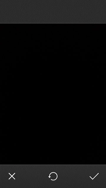 Press the confirm icon.