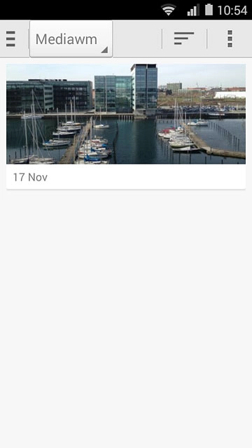 Press the required file.
