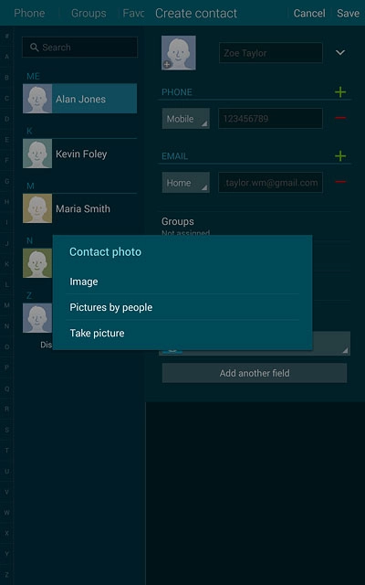 To take a new picture:Press Take picture.