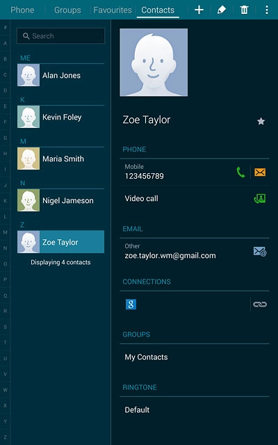 Press the required number.