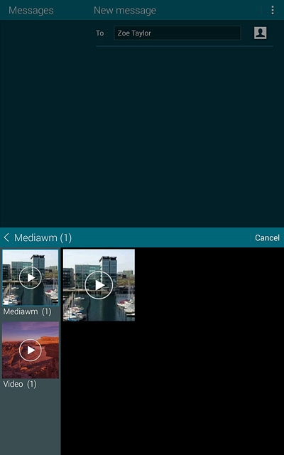 Press the required video clip.