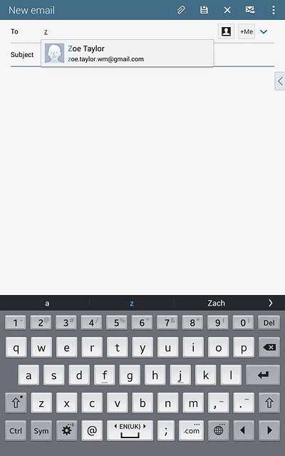 Key in the first letters of the required contact.Matching contacts are displayed.Press the required contact.Repeat the procedure to add more recipients.
