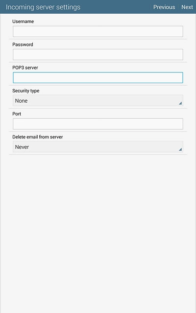 Press the drop down list below 