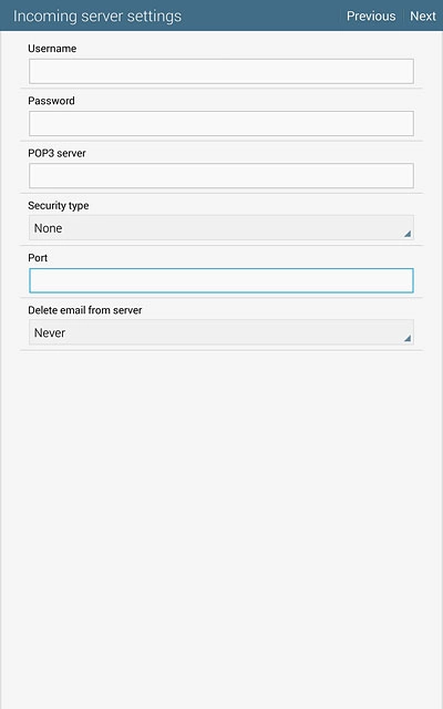 Press the drop down list below 