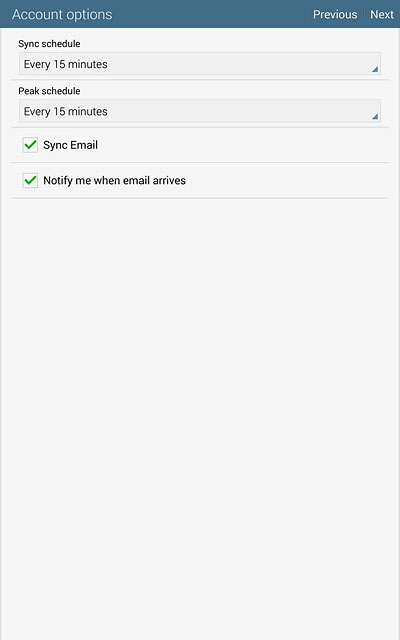 Press the drop down list below 
