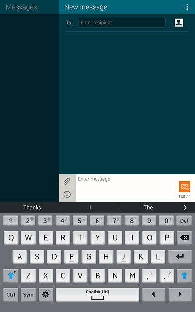 Press and hold the key to the left of space until a pop-up menu is displayed.