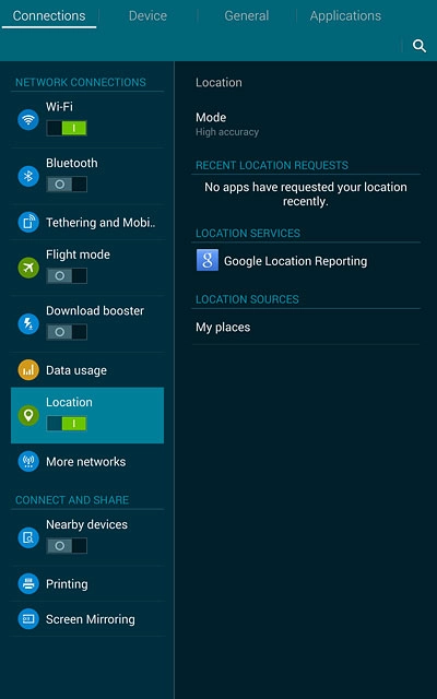 Press Mode.Proceed to step 3.If you turn off the function:Proceed to step 5.