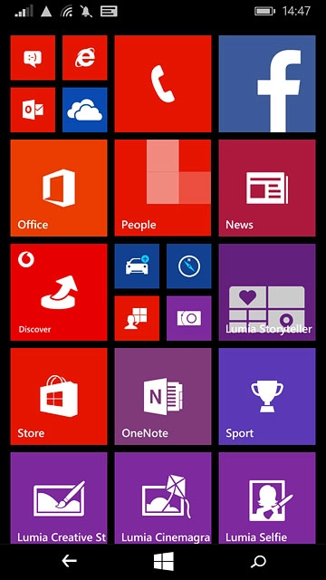 Press the phone icon.