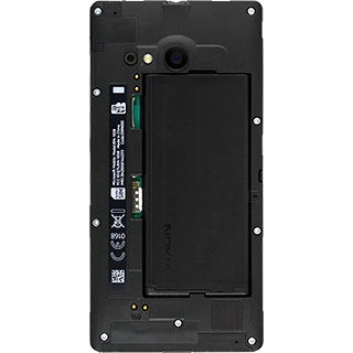 Place the battery in your phone, bottom first, matching the battery contacts with the phone contacts and press the battery into place.