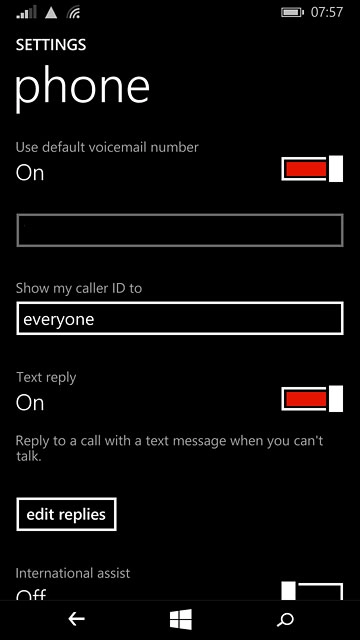 Press the home icon to return to the home screen.