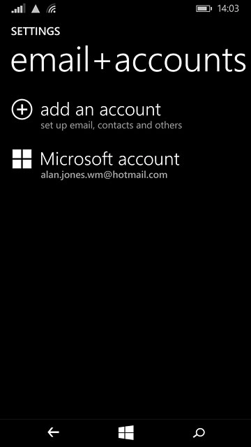 Press the home icon to return to the home screen.
