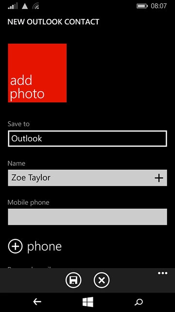 Press the field below 