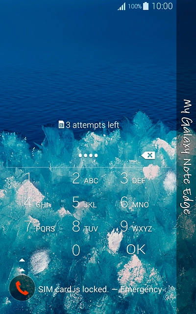 Key in your PIN and press OK.If your phone rejects the SIM:Contact your distributor or service provider where you bought your phone.