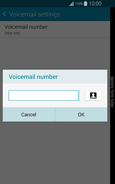 Key in +61414121121 and press OK.