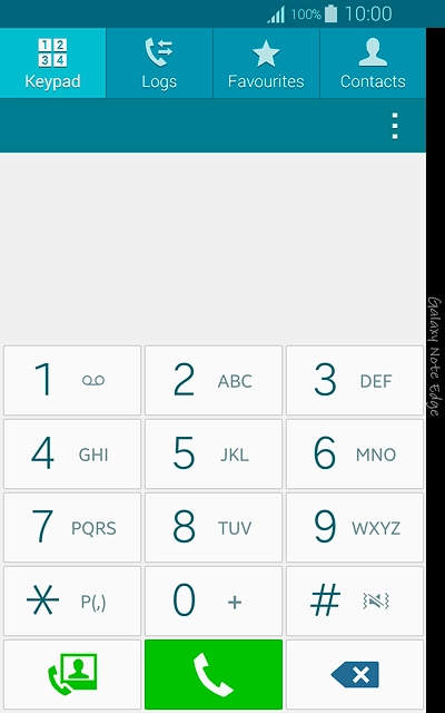 Press and hold 1 to call voicemail.