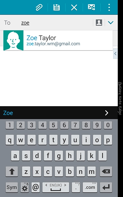 Key in the first letters of the required contact.Matching contacts are displayed.Press the required contact.Repeat the procedure to add more recipients.