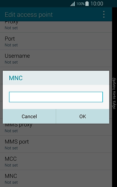 Key in 03 and press OK.