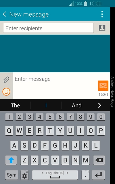 You can select a number of settings when keying in text.The following steps show you how to change writing language, turn on word suggestion and write text.The following steps require that you're writing text and that the keypad is visible.