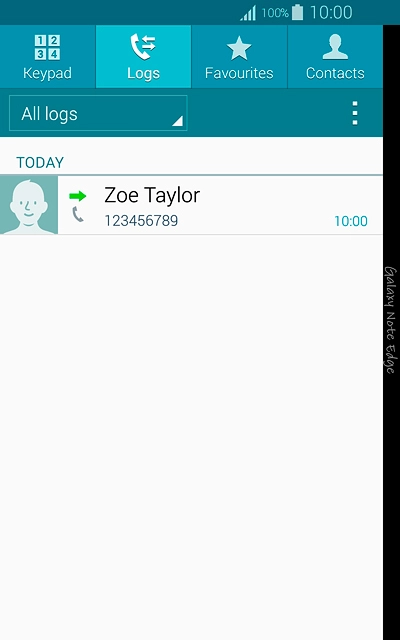 Press the required number.