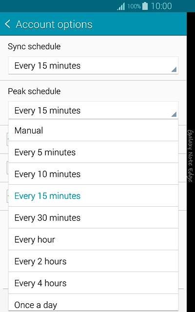 Press Manual or the required period.