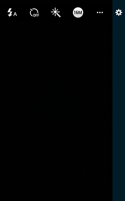 Press the menu icon.