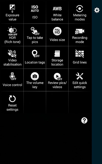 Press Storage location.