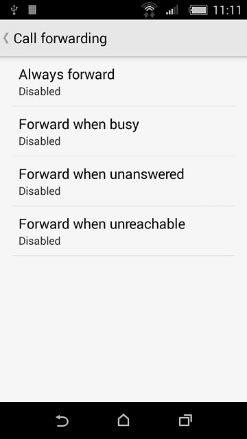 Forward when unanswered