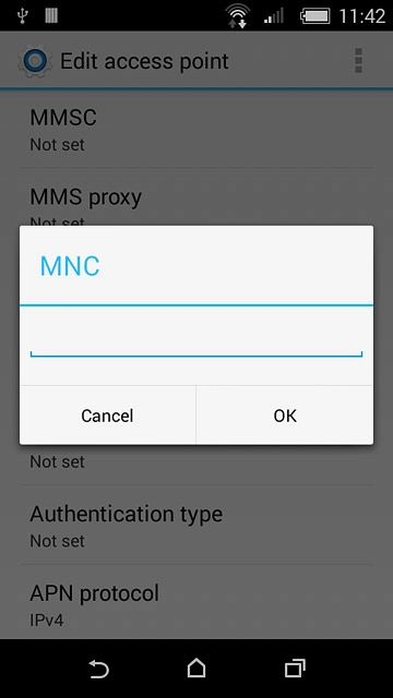 Key in 03 and press OK.