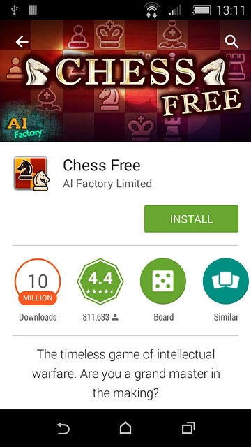 To install a free app:Press INSTALL.