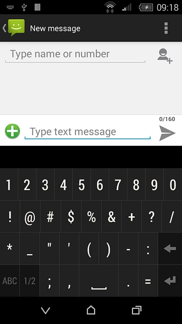Press the required numbers or the required symbols.
